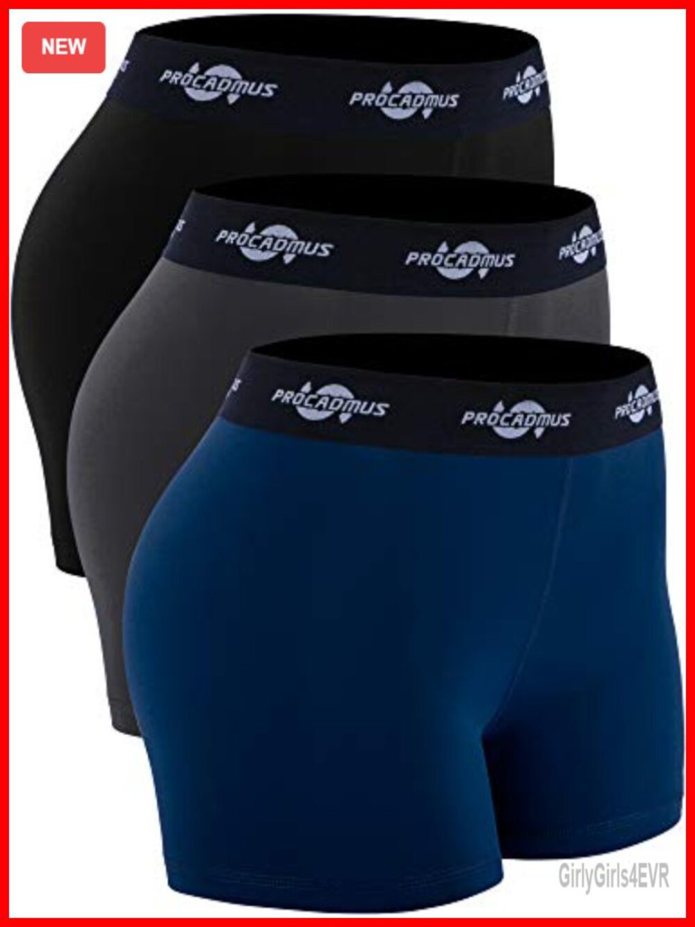 Women's Spandex Compression Volleyball Shorts 3" Pro Fit Quick Dry